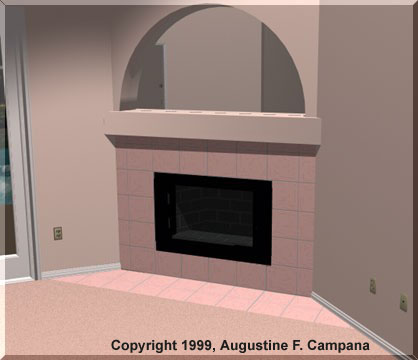 A Florida Fireplace